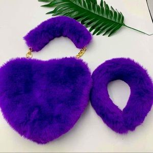 Love heart crossbody and headband set